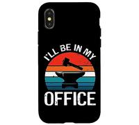 I'll Be In My Office Forging Blacksmith Blacksmithing Retro Case for iPhone X/XS