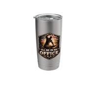 I'll Be in My Office Funny Blacksmith Metalsmith American Stainless Steel Insulated Tumbler