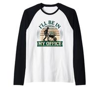 I'll Be in My Office Garden Life Gardening Raglan Baseball Tee