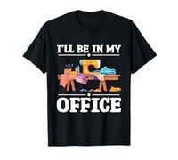 I'll Be in My Office Quilting Lover Quilt Maker Hobby T-Shirt