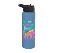 I'll Be in My Office Sewing Machine Humor Stainless Steel Insulated Water Bottle