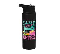 I'll Be in My Office Sewing Machine Humor Stainless Steel Insulated Water Bottle