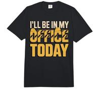 I'll Be in My Office Today Construction Worker Comfort Colors Adult Heavyweight T-Shirt