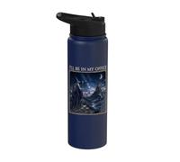 I'll Be in My Office Wizard Fantasy Humor Sorcerer Meme Stainless Steel Insulated Water Bottle