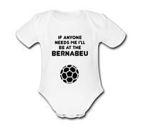 I'LL BE IN THE BERNABEU Personalised Unique Baby Vest Baby Grow Babygrow Cute Novelty Boys Girls Unisex Funny
