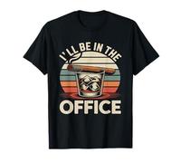 I'll Be in The Office Cigar T-Shirt - Bourbon Whiskey Dad T-Shirt