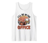 I'll Be in The Office Cigar T-Shirt - Bourbon Whiskey Dad Tank Top