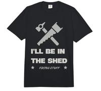 I'll Be in The Shed, Fixing Stuff, Men's Woodwork Comfort Colors Adult Heavyweight T-Shirt