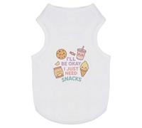 'I'll Be Okay. I Just Need Snacks' Pet Dog/Cat T-Shirt (PT00155353)
