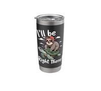 I'll Be Right There Sloth Stainless Steel Insulated Tumbler