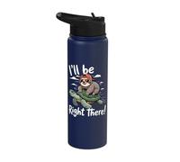 I'll Be Right There Sloth Stainless Steel Insulated Water Bottle