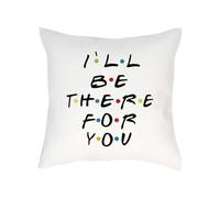 I'll Be There for You, Home Decor Satin Cushion, Throw Pillow/Cushion. (Satin Cushion Cover)