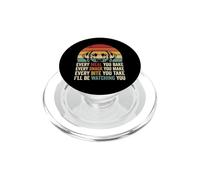 I'll Be Watching You... Fun Black Lab Dog Labrador Retriever PopSockets PopGrip for MagSafe