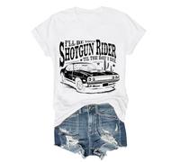 I'll Be Your Shotgun Rider Till The Day I Die T-Shirt I'll Be Your Shotgun Rider Till The Day I Die Shirt Unisex V Neck Tee