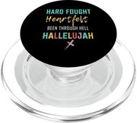 I'll Bring My Hard Fought Heartfelt Hallelujah Christian PopSockets PopGrip for MagSafe