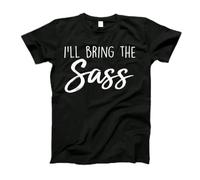I'll Bring The Sass Mens Tshirt Soft Gym T Shirts Short Sleeve Sport Tops for Summer Running Everyday XXL