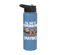I'll Do It Tomorrow Maybe Sloth Stainless Steel Insulated Water Bottle