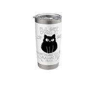 I'll Get Over It I Just Need to Be Dramatic First Black Cat Stainless Steel Insulated Tumbler