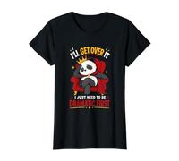Ill Get Over It I Need to Be Dramatic First Value Graphic T-Shirt, Women, Black, L
