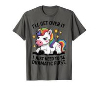 I'll Get Over It Unicorn Humor for Introverts Sarcastic Fun T-Shirt