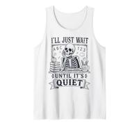 I'll Just Wait Until It's Quiet Funny Men's Teacher Life Tank Top