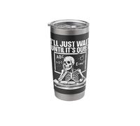I'll Just Wait Until It's Quiet Funny Teacher Saying Stainless Steel Insulated Tumbler