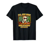 I'll Just Wait Until It's Quiet Funny Teacher Skeleton Cute T-Shirt
