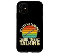 I'll Let My Clarinet Do the Talking - Retro Bass Clarinet Case for iPhone 11