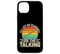 I'll Let My Clarinet Do the Talking - Retro Bass Clarinet Case for iPhone 14 Plus