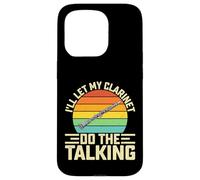 I'll Let My Clarinet Do the Talking - Retro Bass Clarinet Case for iPhone 15 Pro