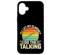 I'll Let My Clarinet Do the Talking - Retro Bass Clarinet Case for iPhone 16 Plus