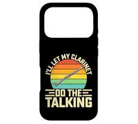I'll Let My Clarinet Do the Talking - Retro Bass Clarinet Case for iPhone 17 Pro