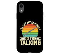 I'll Let My Clarinet Do the Talking - Retro Bass Clarinet Case for iPhone XR