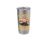I'll Never Be Too Old to Play with Models Building Scale Stainless Steel Insulated Tumbler