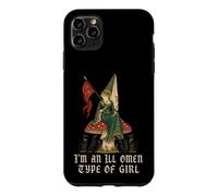Ill Omen Type of Girl Funny Frog Red Flag Medieval Meme Case for iPhone 11 Pro Max