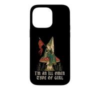 Ill Omen Type of Girl Funny Frog Red Flag Medieval Meme Case for iPhone 14 Pro Max