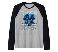 I'll Protect You Kitten Alpha Wolf Meme Graphic Brain Rot Raglan Baseball Tee