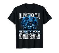 I'll Protect You Kitten Alpha Wolf Meme Graphic Brain Rot T-Shirt