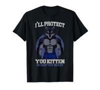 I'll Protect You Kitten No Matter What Alpha Wolf Meme Retro T-Shirt
