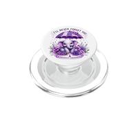 I'll Remember for You Purple Elephant Alzheimer's Awareness PopSockets PopGrip for MagSafe