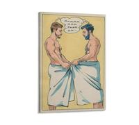 I'll Show You Mine - GAY Art Lgbtq Vintage Posters Canvas Wall Art Farmhouse Gallery Aesthetic Room Decor For Bedroom Bathroom 12x18inch(30x45cm)
