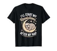 I'll Start My Resolutions After My Nap Sloth T-Shirt