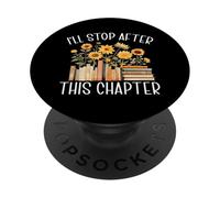 I'll Stop After This Chapter Wildflower Reading Bookworm PopSockets Adhesive PopGrip