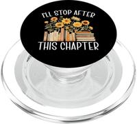 I'll Stop After This Chapter Wildflower Reading Bookworm PopSockets PopGrip for MagSafe