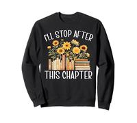 I'll Stop After This Chapter Wildflower Reading Bookworm Sweatshirt