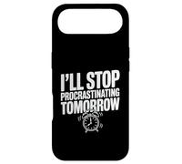 I'll Stop Procrastinating Tomorrow Funny Quote Case for iPhone Air