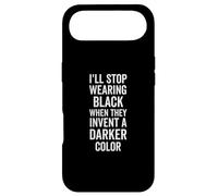 I'll Stop Wearing Black When They Invent A Darker Color Emo Case for iPhone Air
