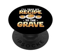 Ill Take My Recipe To The Grave Deviled Egg Thanksgiving PopSockets Adhesive PopGrip