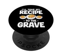 Ill Take My Recipe To The Grave Deviled Egg Thanksgiving PopSockets Adhesive PopGrip