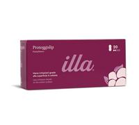 illa Panty Pads - Panty Pads with 100% Cotton Surface - Anatomical Briefs Protector - for Days of The Light Flow Cycle - Odor Control Action - 1 Pack of 20 Pieces